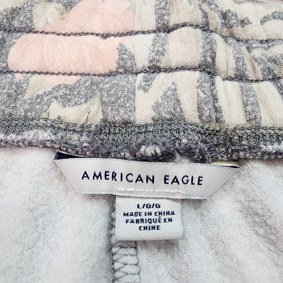 AMERICAN EAGLE Tropical Heathered Drawstring Short with Pockets Large - Picture 5 of 8